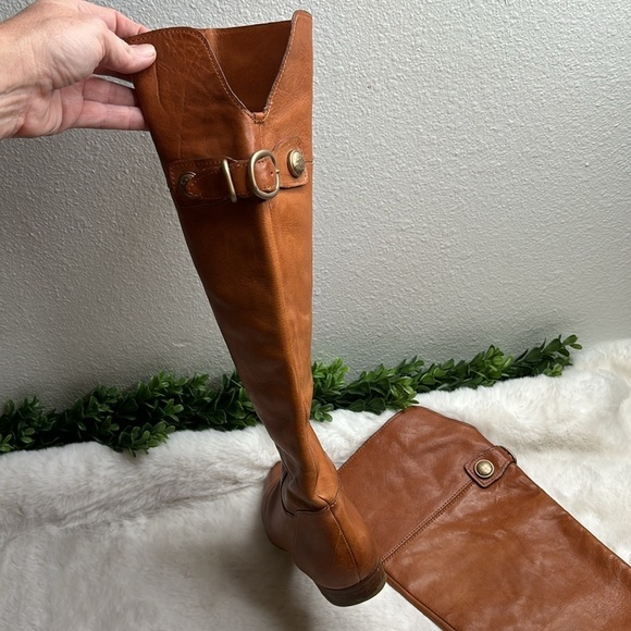 Coach Tan Benita knee high Boots Sz 7 - Picture 3 of 13